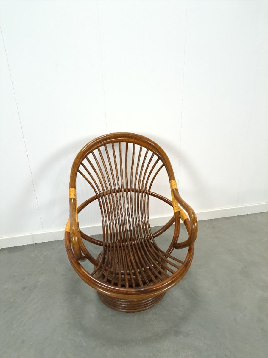 Rotan Manou Draai Stoel image 10