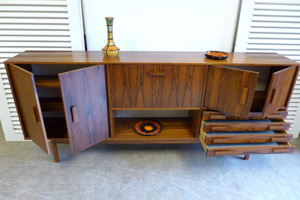 Prachtig Vintage Palissander Highboard Buffet 242 Cm image 5
