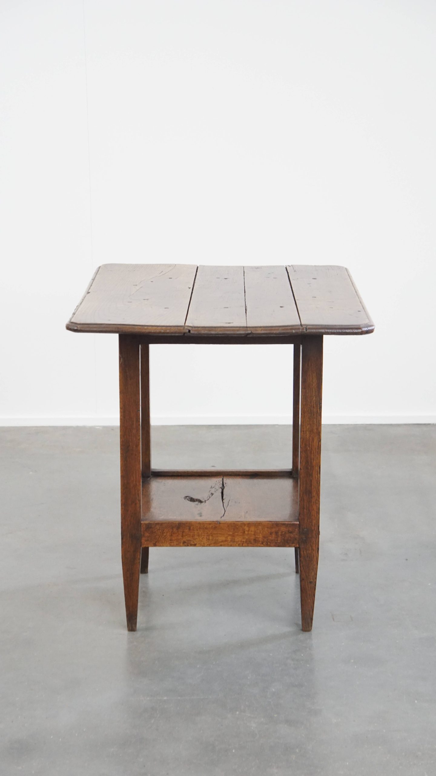 Zeldzame En Originele Antieke Engelse Eikenhouten Bijzettafel/ Center Table Uit Eind 18e Eeuw image 6