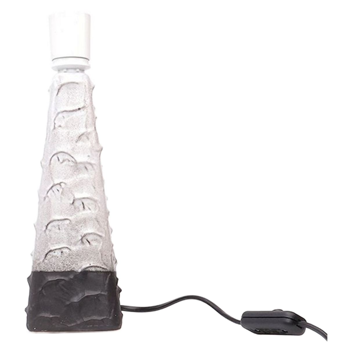 Deens Design Fat Lava Lampevoet Zwart Met Wit image 2