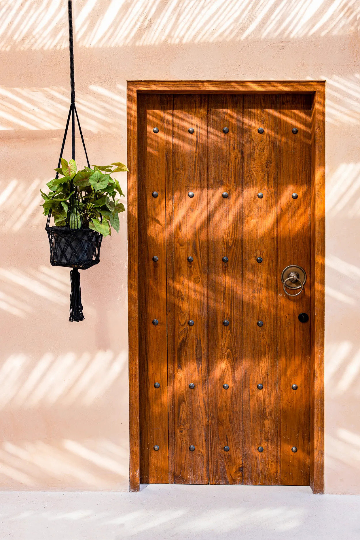 Bazar Bizar | De Macramé Planthanger - Zwart - M image 3