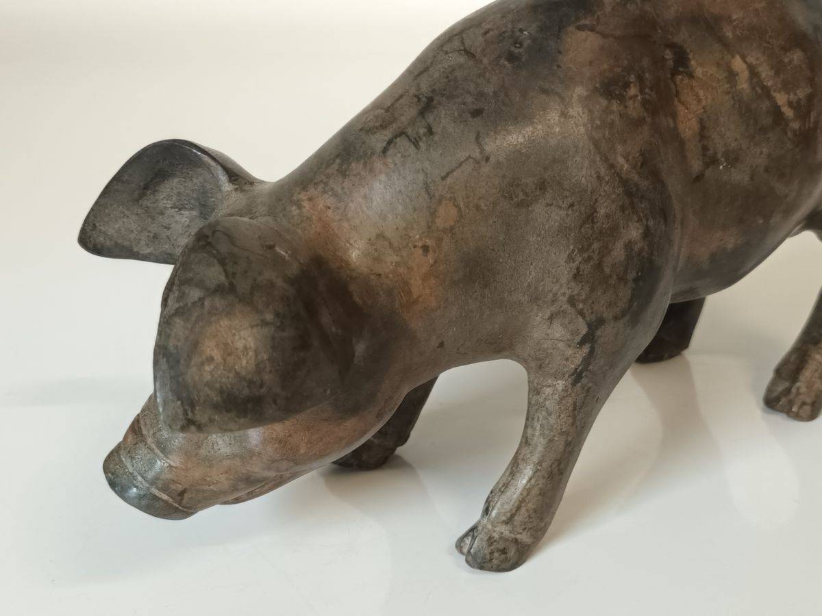 Bronzen Cochon Femelle Pierre Chenet image 5