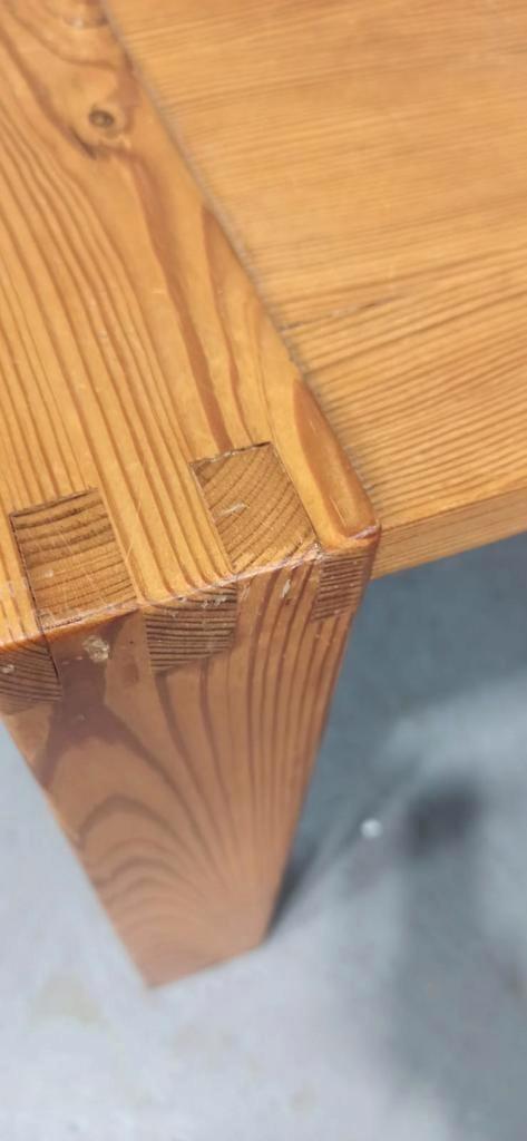 Vintage Design Grenen Salontafel, Vierkant image 17