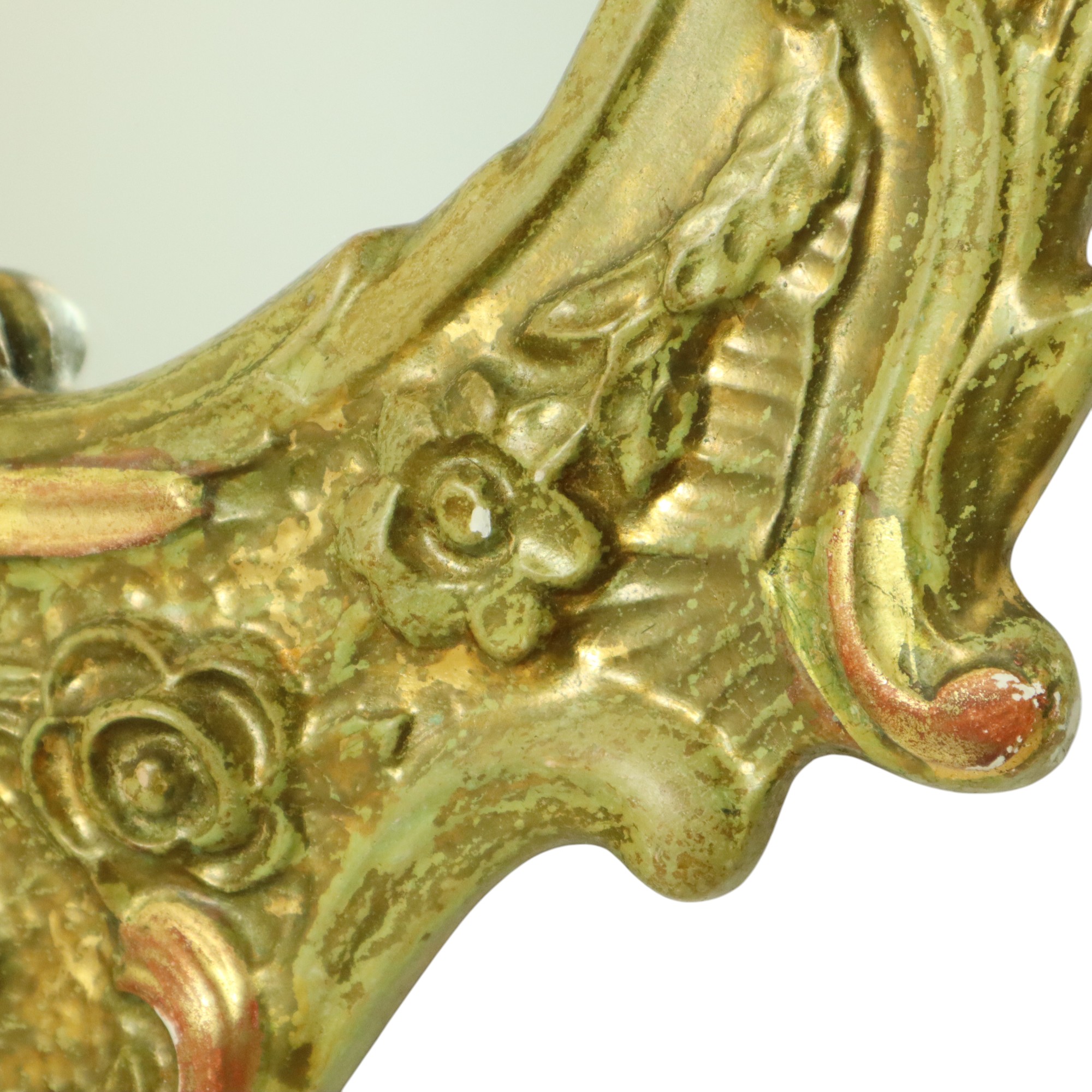 Grote Zweedse Spiegel Bladgoud Verguld Klassiek Rococo Stijl 119cm image 13