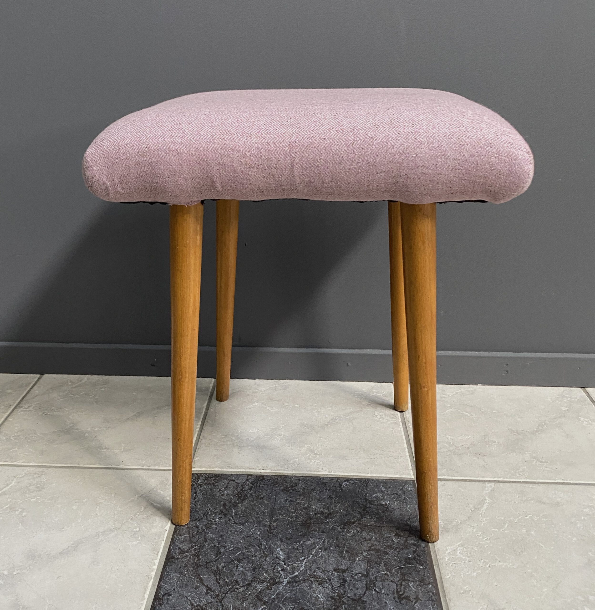 Pink Small Stool 1970s image 5