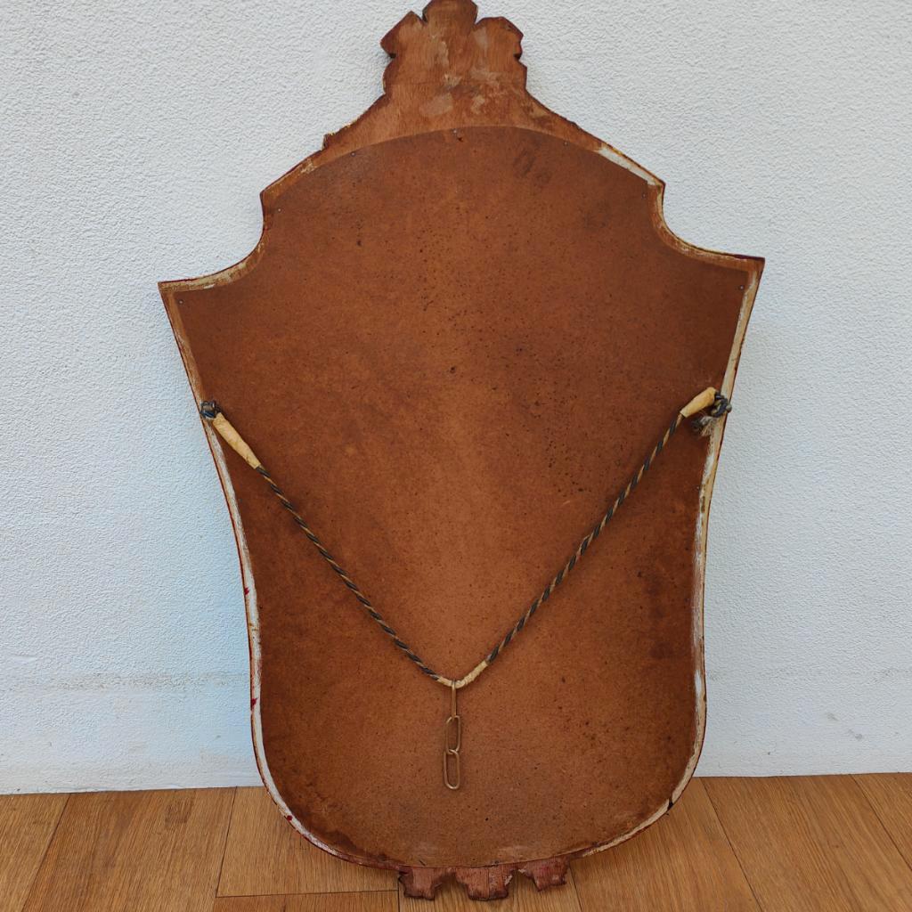 Vintage Goudkleurige Regency Rococo Barok Spiegel Schouwspiegel 406 image 14