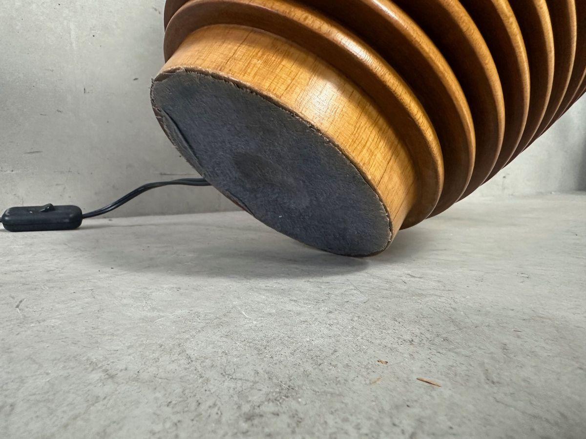 Vintage Xl Tafellamp – Hout image 7