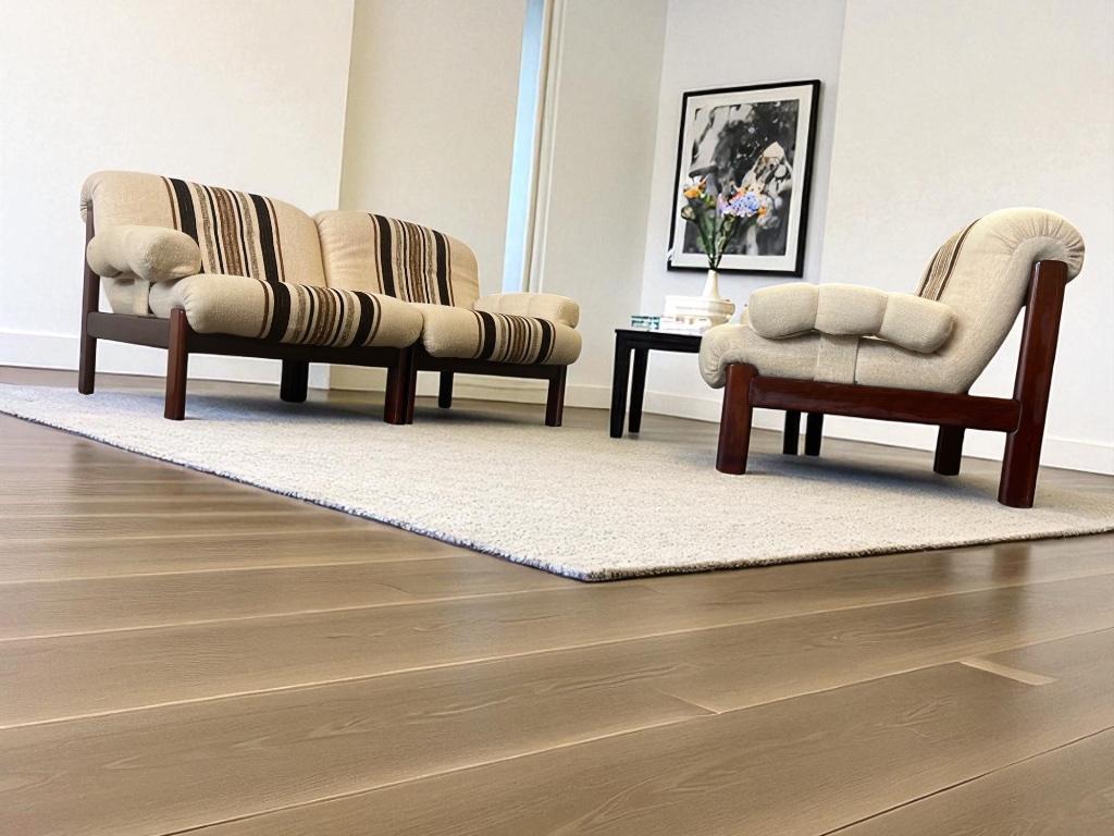Set Van 3 Vintage Modulaire Fauteuils / Elementenbank image 2