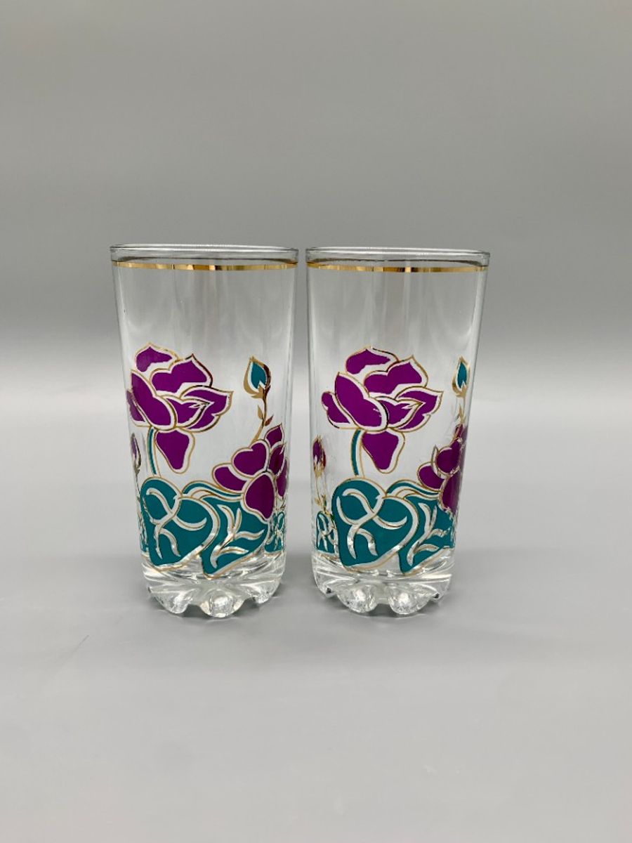 Set Vintage Longdrink Glazen Italy image 2
