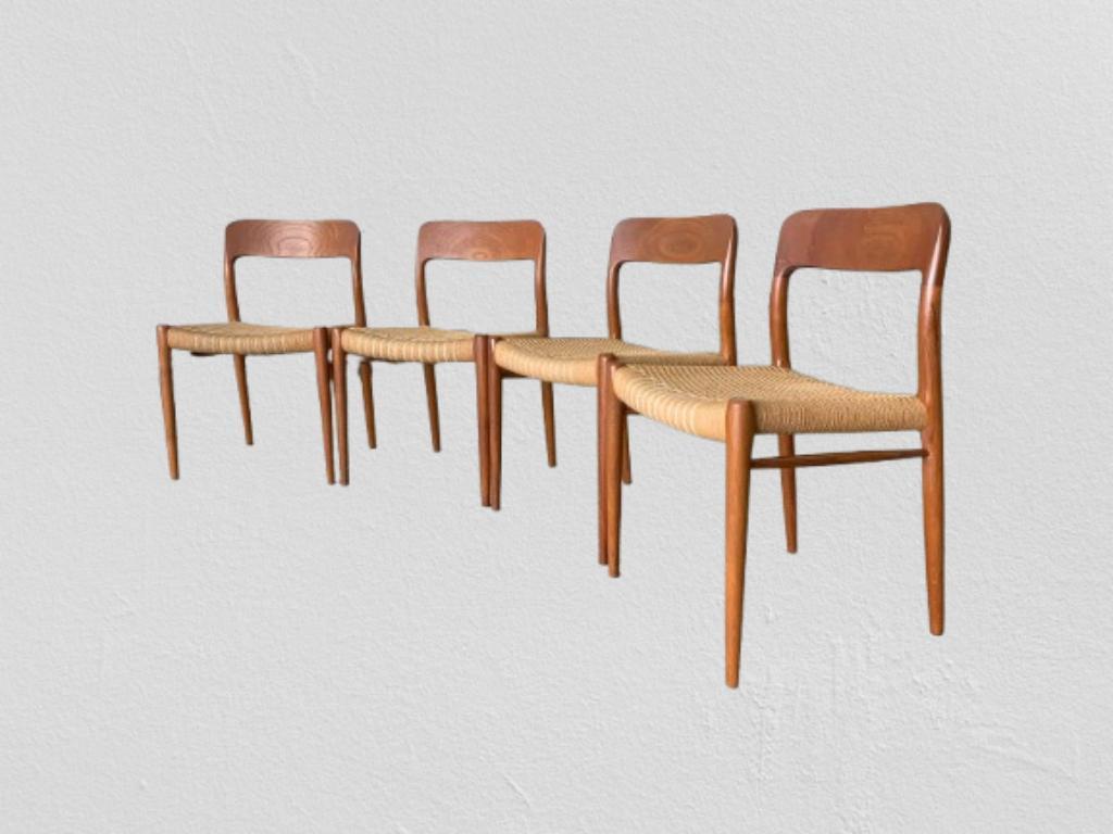 Model 75 Stoelen Van Möller Voor J.L. Möllers Möbelfabrik image 13