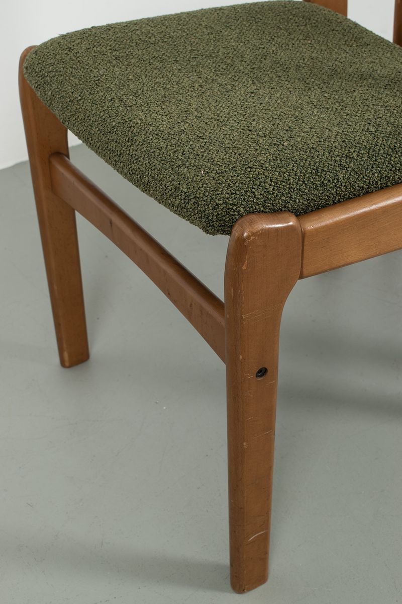 Set Van 4 Deense, Refurbished, Vintage Stoelen image 9
