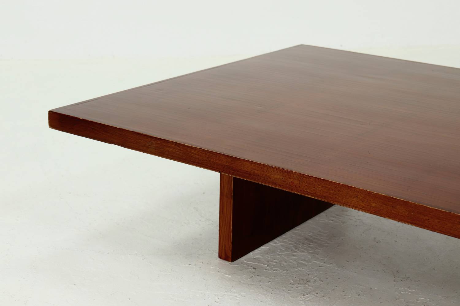 Large Bamboo And Wood Coffee Table By Axel Vervoordt 1980s image 9