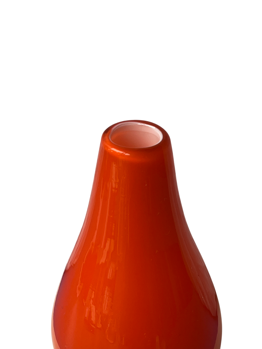 Italian Design - Mid-century Vaasje Empoli Oranje image 3