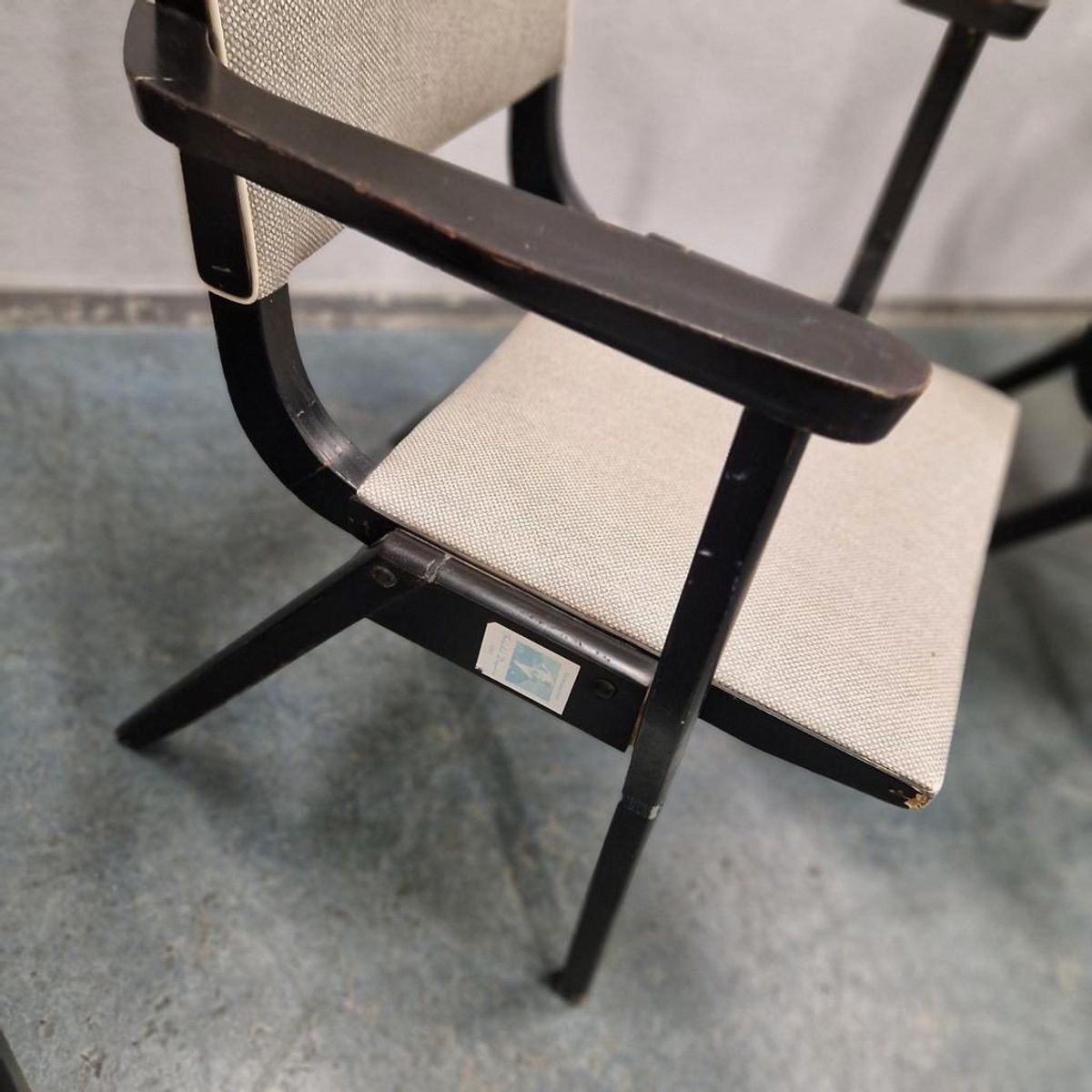 Set Van 4 Vintage Stoelen Stako Eetkamerstoelen Fifties image 20