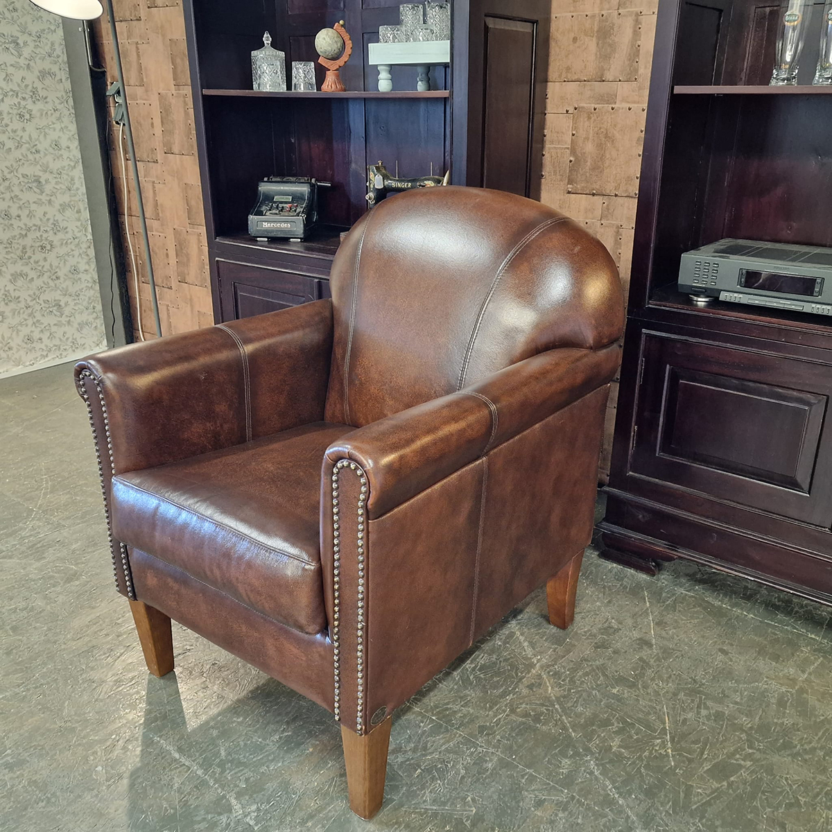 Chesterfield Hammingway Fauteuil - Antiek Bruin image 2