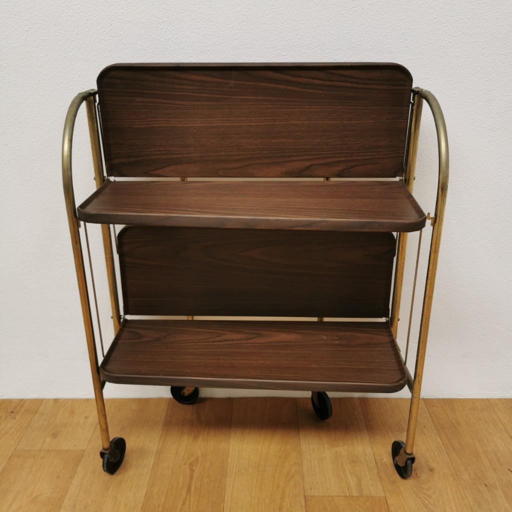 Opvouwbare Barcart Drankenkar Trolley Serveerwagentje image 16