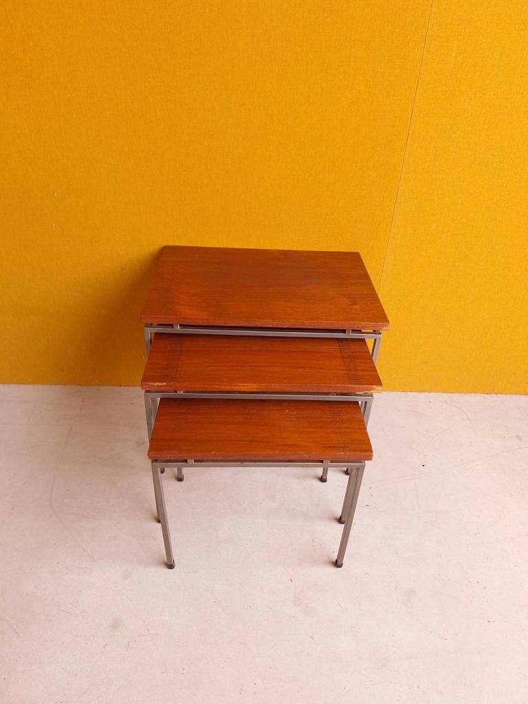 Retro Vintage Mimiset, Mini Set, Tafeltjes, Nesting Tables image 9
