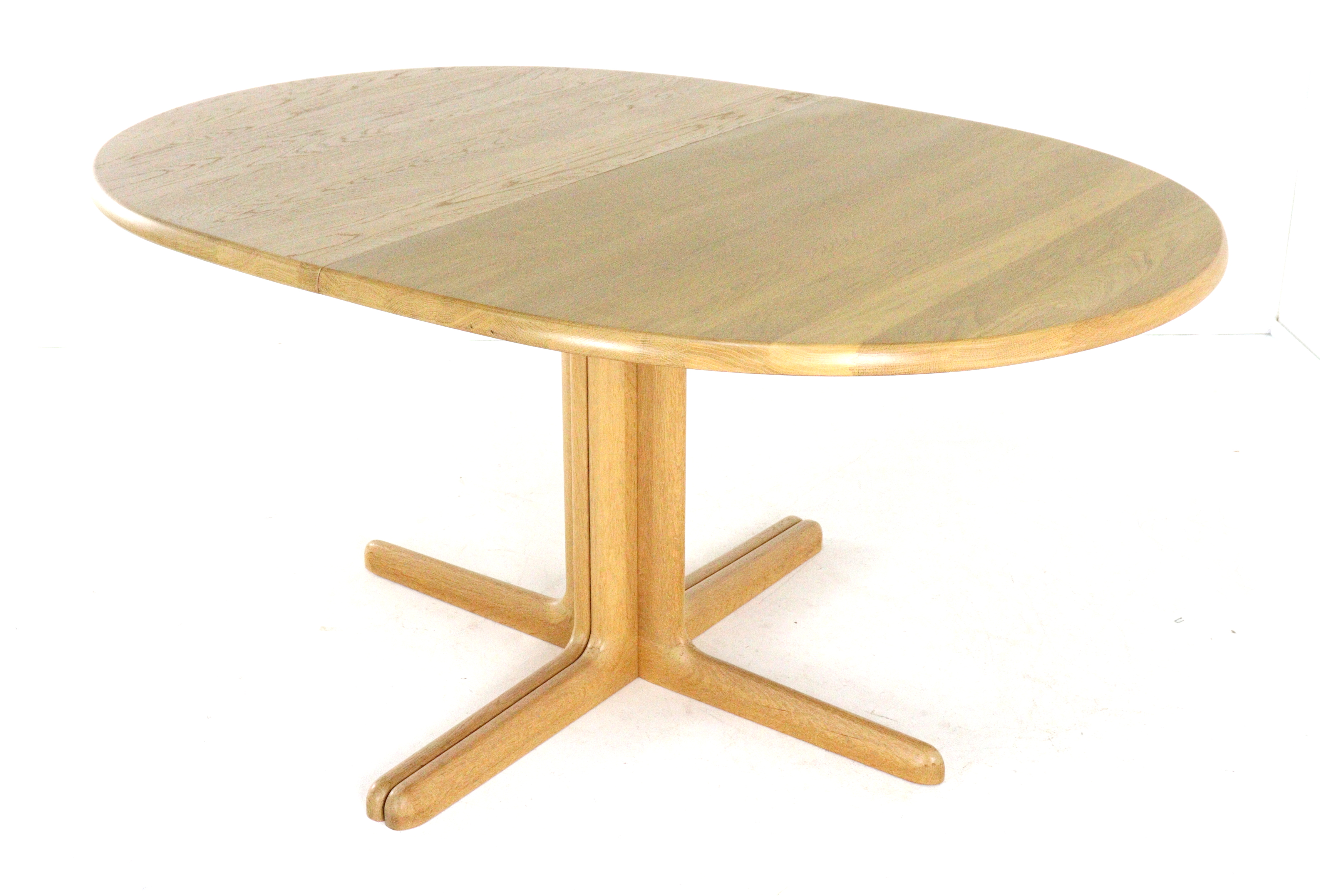 Juul Kristensen Voor Jk Mobler Eiken Ovalen Verlengbare Eettafel Vintage Deens image 4