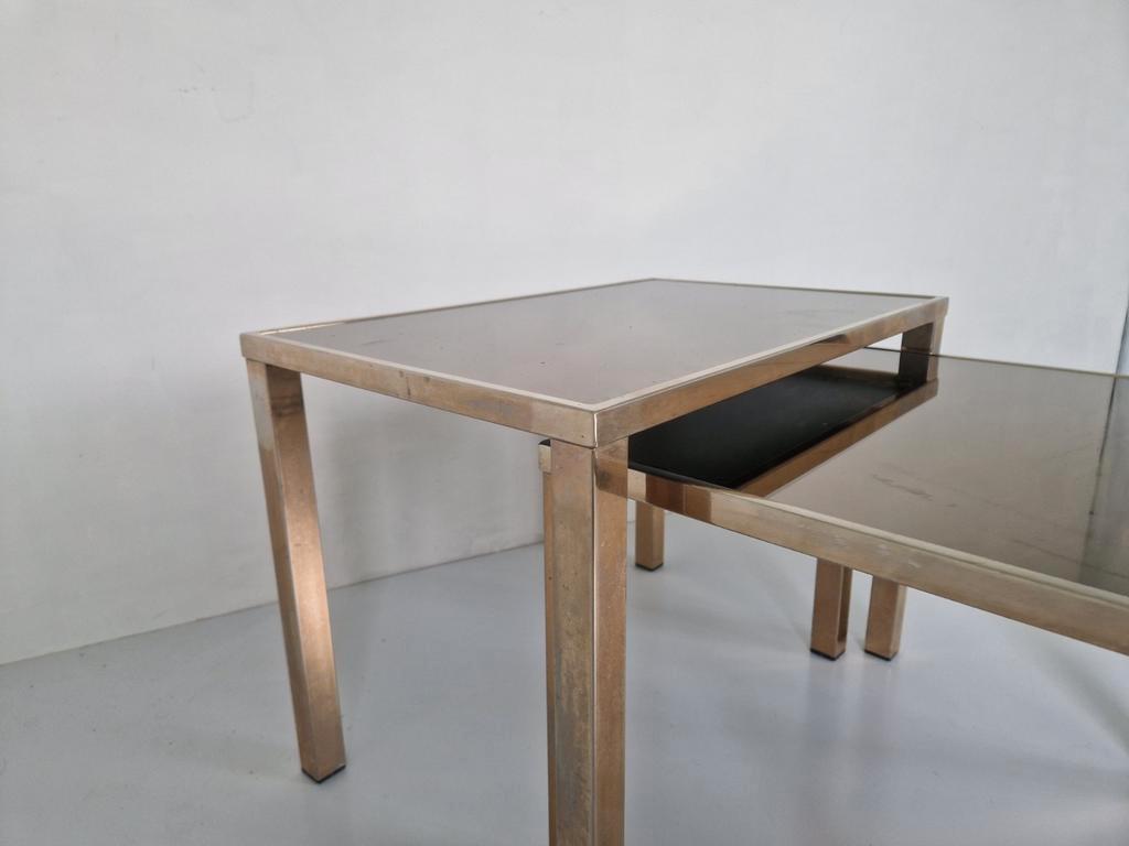 Vintage Belgo Chrom Nest Tafeltjes Regency . image 4
