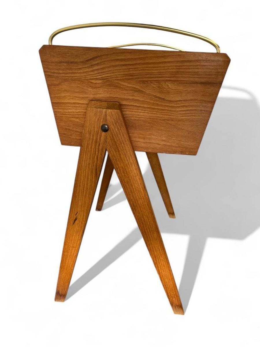 Vintage Naaikist Op Poten – Mid-century Opbergbox image 6