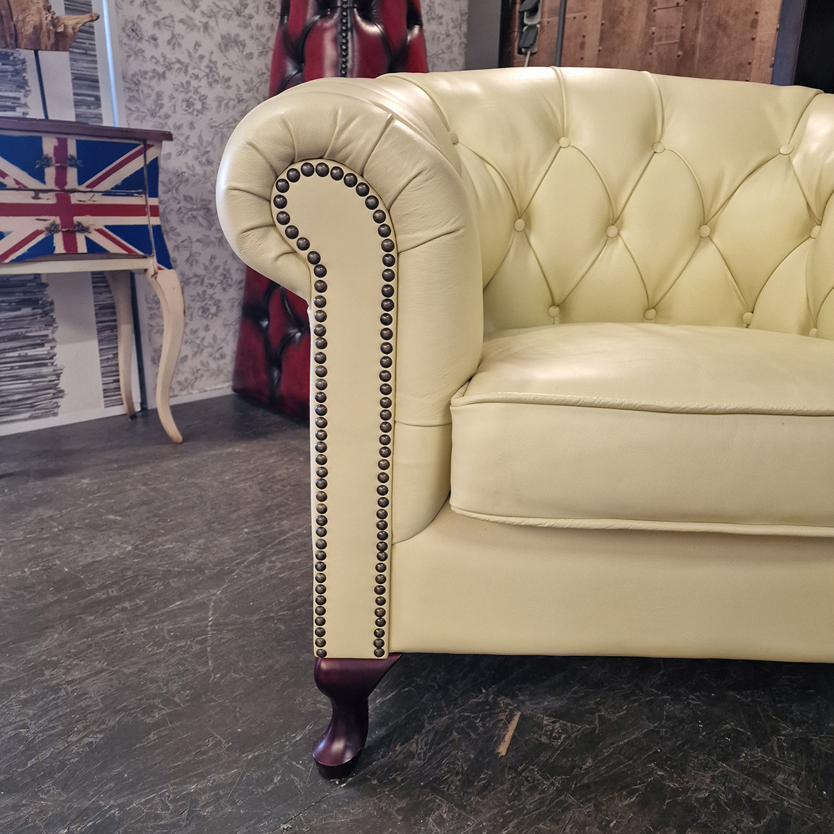 Chesterfield Club Chair Special - Ivoor image 5