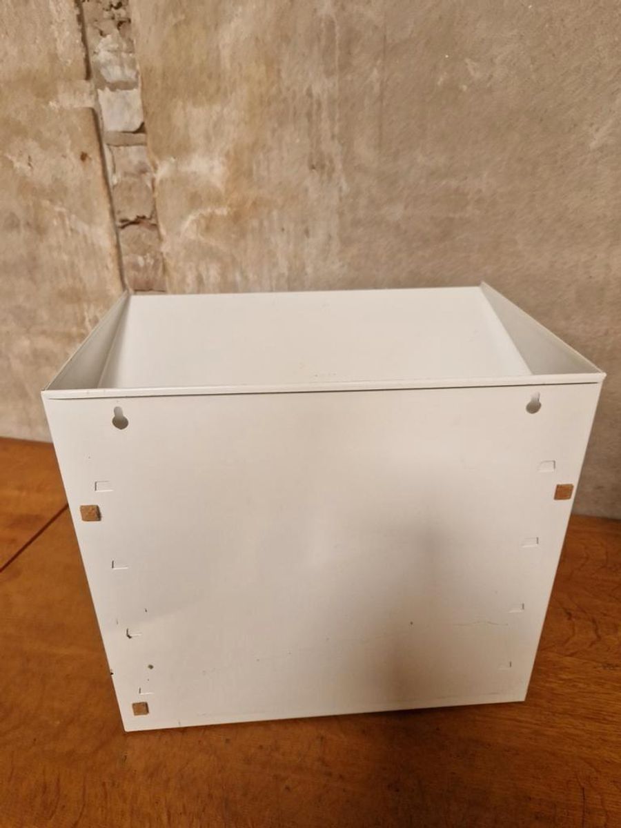 Witte Metalen Lectuurbak Wandrek Gispen image 4