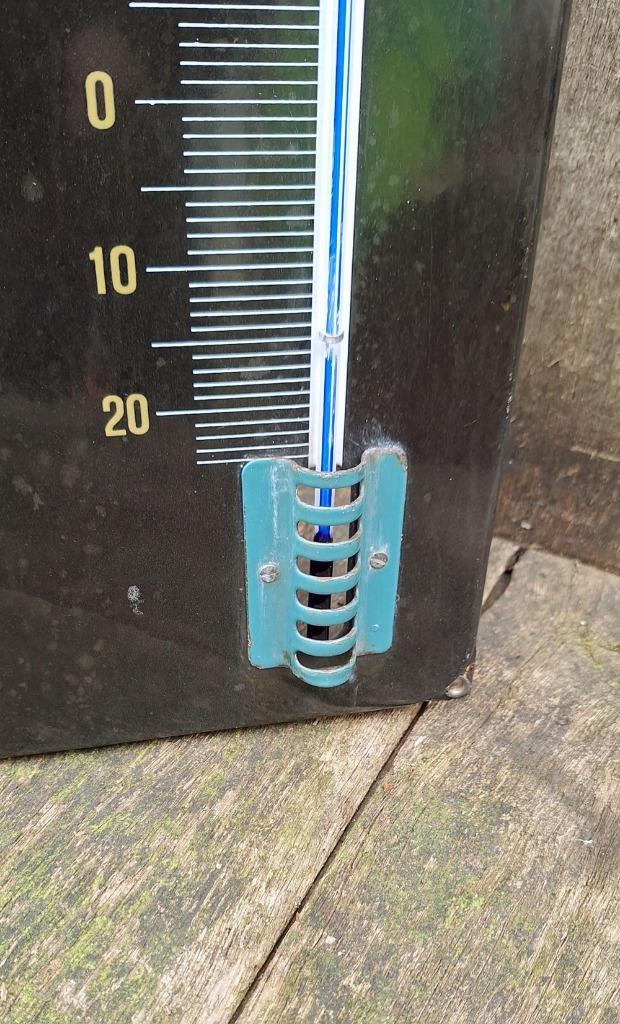 Oude Originele Emaille Reclame Thermometer Nv Verzekeringen. image 3