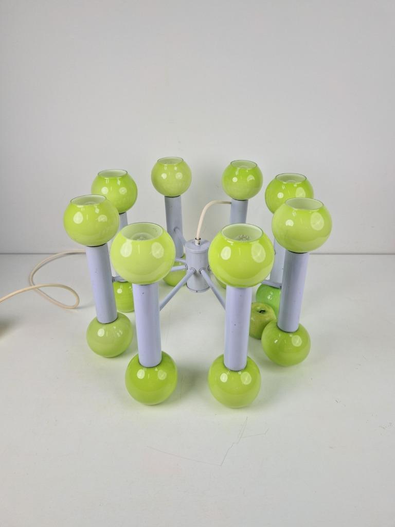 Vintage Scolari Hanglamp Eclectic Tubelight ’70 Italy Design image 4