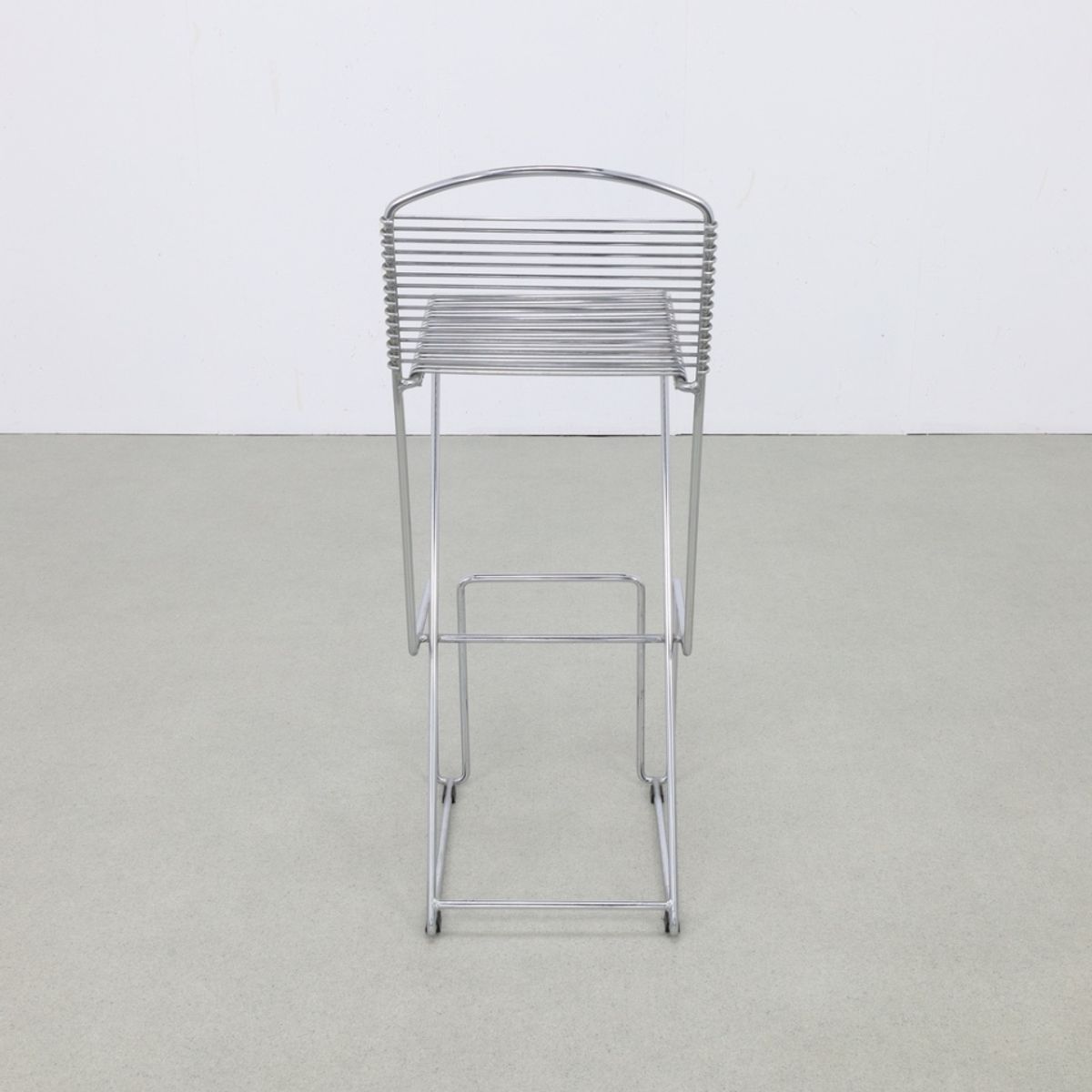 3x Postmoderne Barkruk Chrome, 1980s image 3