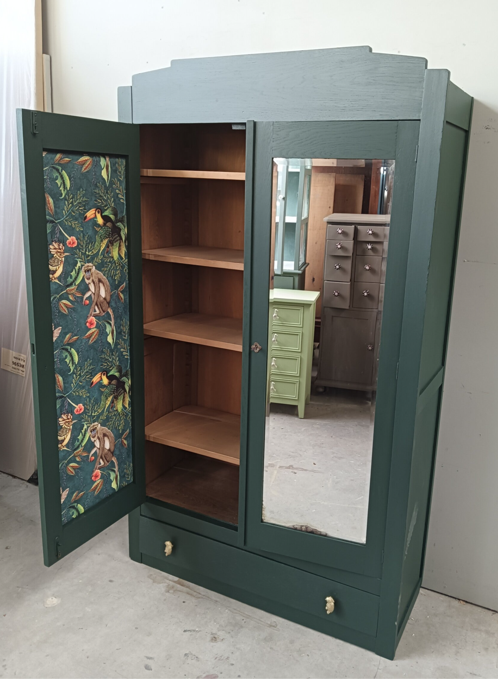 Linnenkast / Garderobe Kast Tropical Green image 8