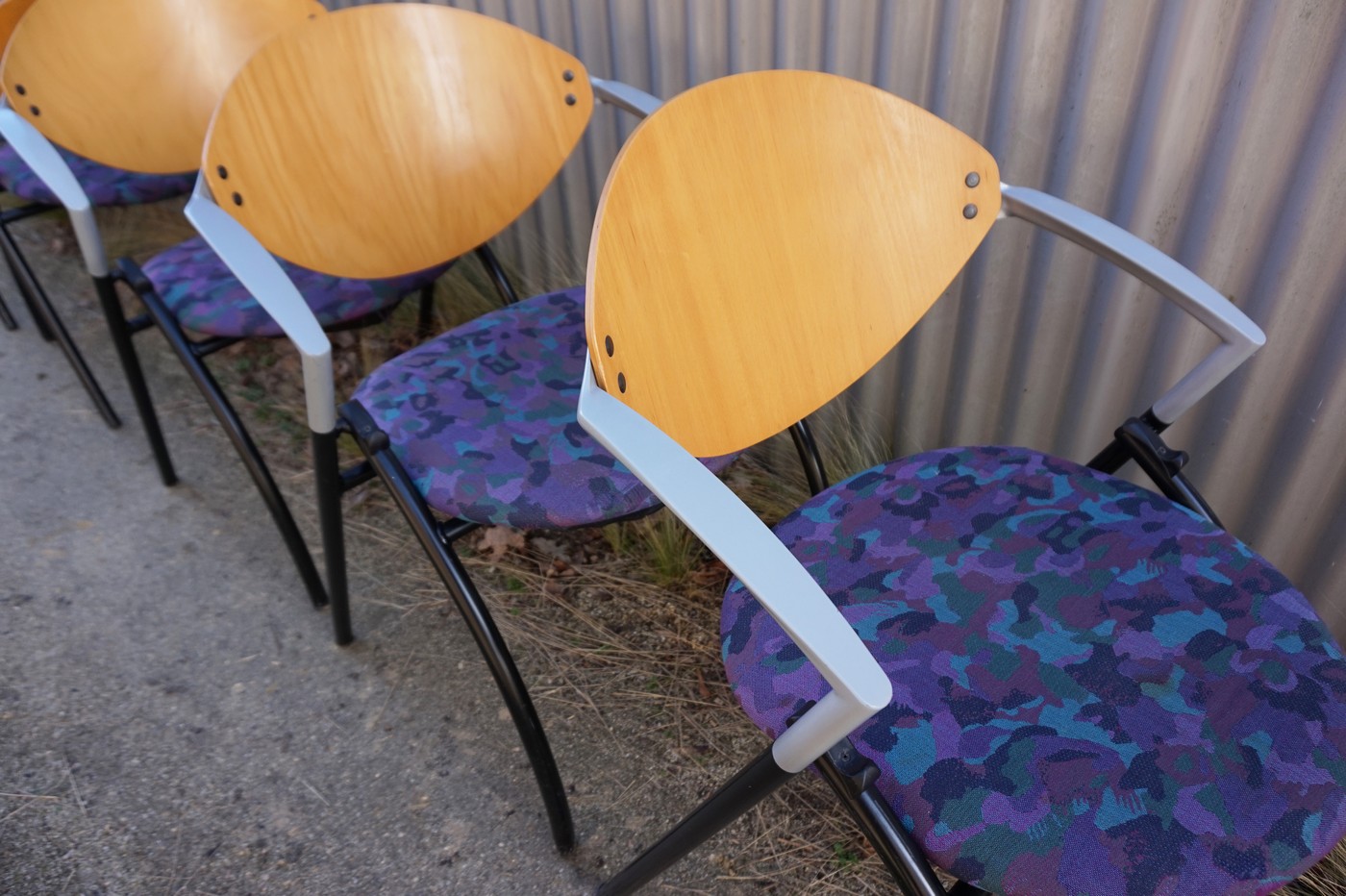 Set Van 6 Vepa Alpine Vergaderstoelen, Eetkamerstoelen, Stapelbaar image 8