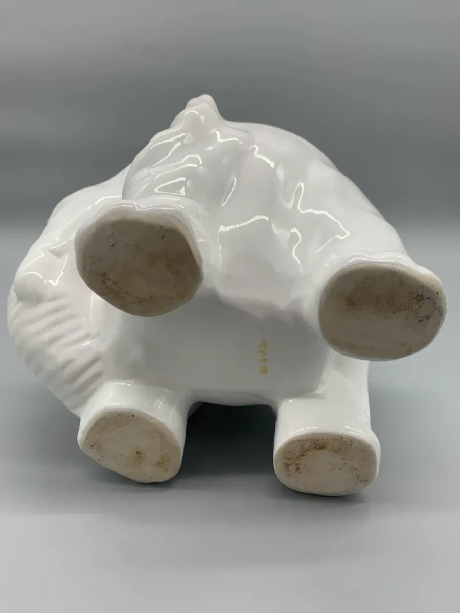 Grote Bloempot Olifant Wit image 5