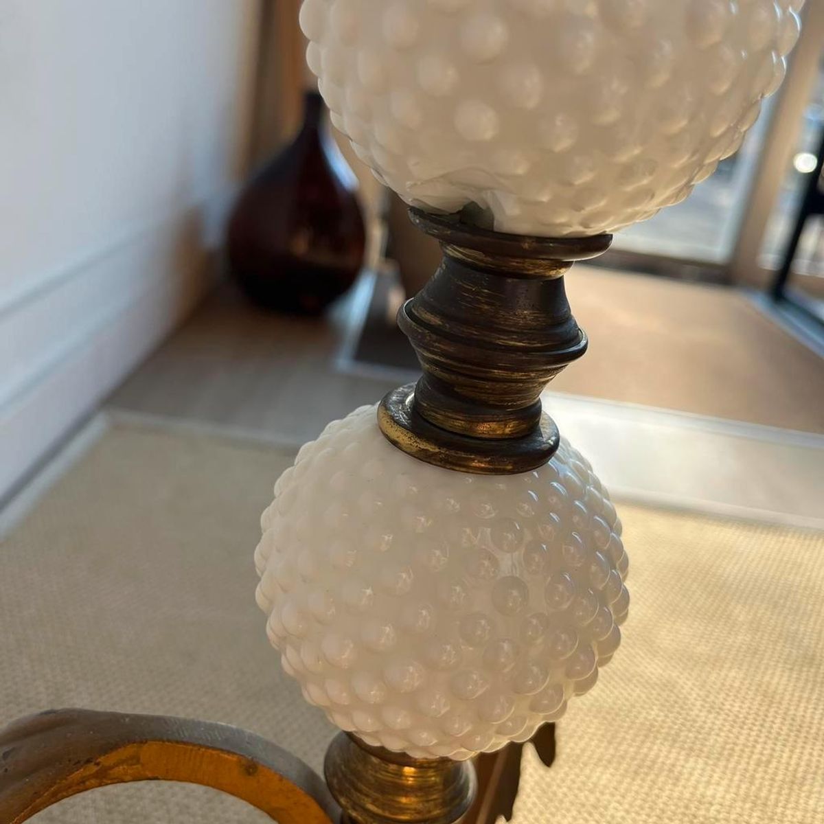Summer Sale Jaren 20 Art Nouveau Glazen Bollen Vloerlamp image 5