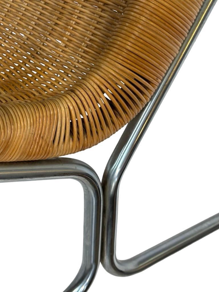 Vintage Rotan Fauteuil - Dirk Van Sliedregt Jaren 60 Design image 4