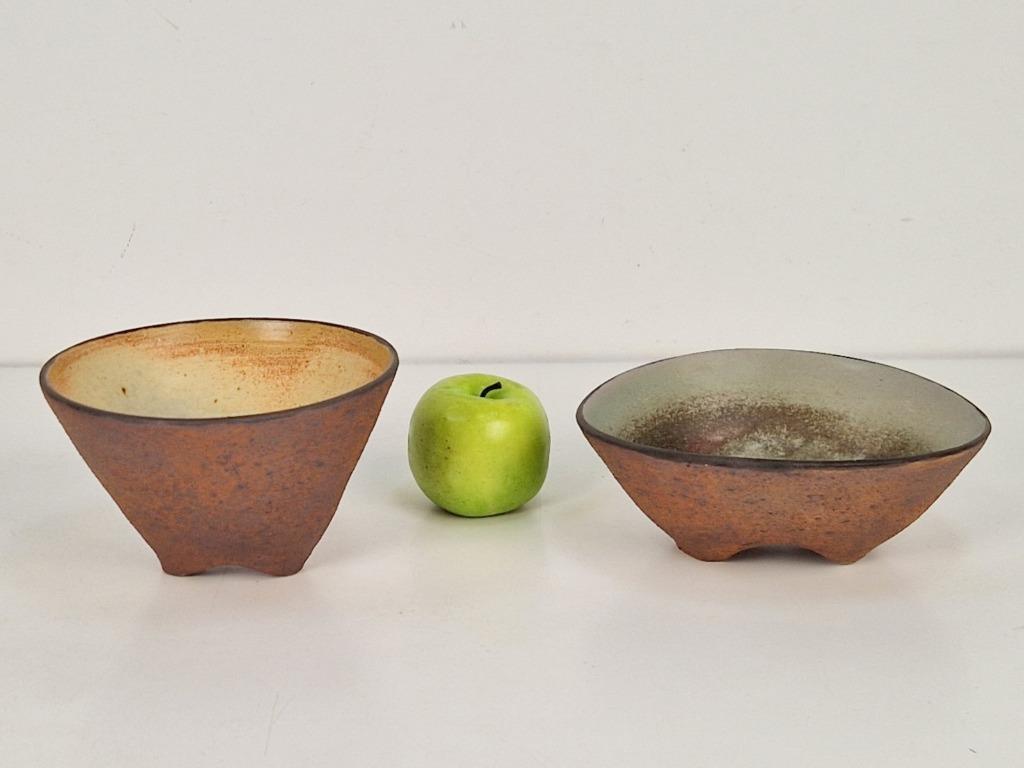 Set 2 Japandi Art Bowls Earthware Kom 2003 Design Handmade image 11