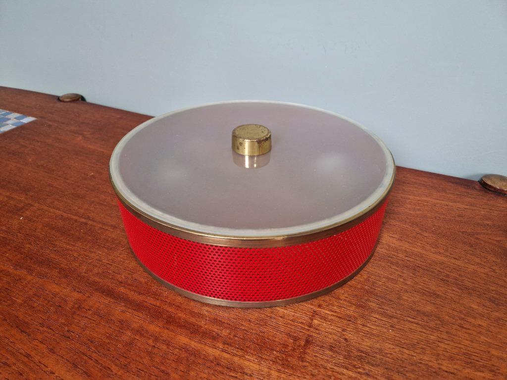 Hublot Plafondlamp, Lunel (frankrijk), Jaren 50 image 11