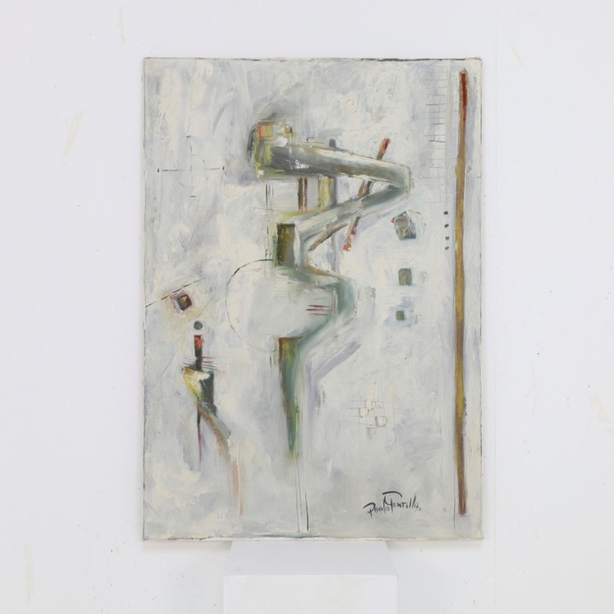 Abstract Schilderij - Paolo Gentilla, 1970s image 4