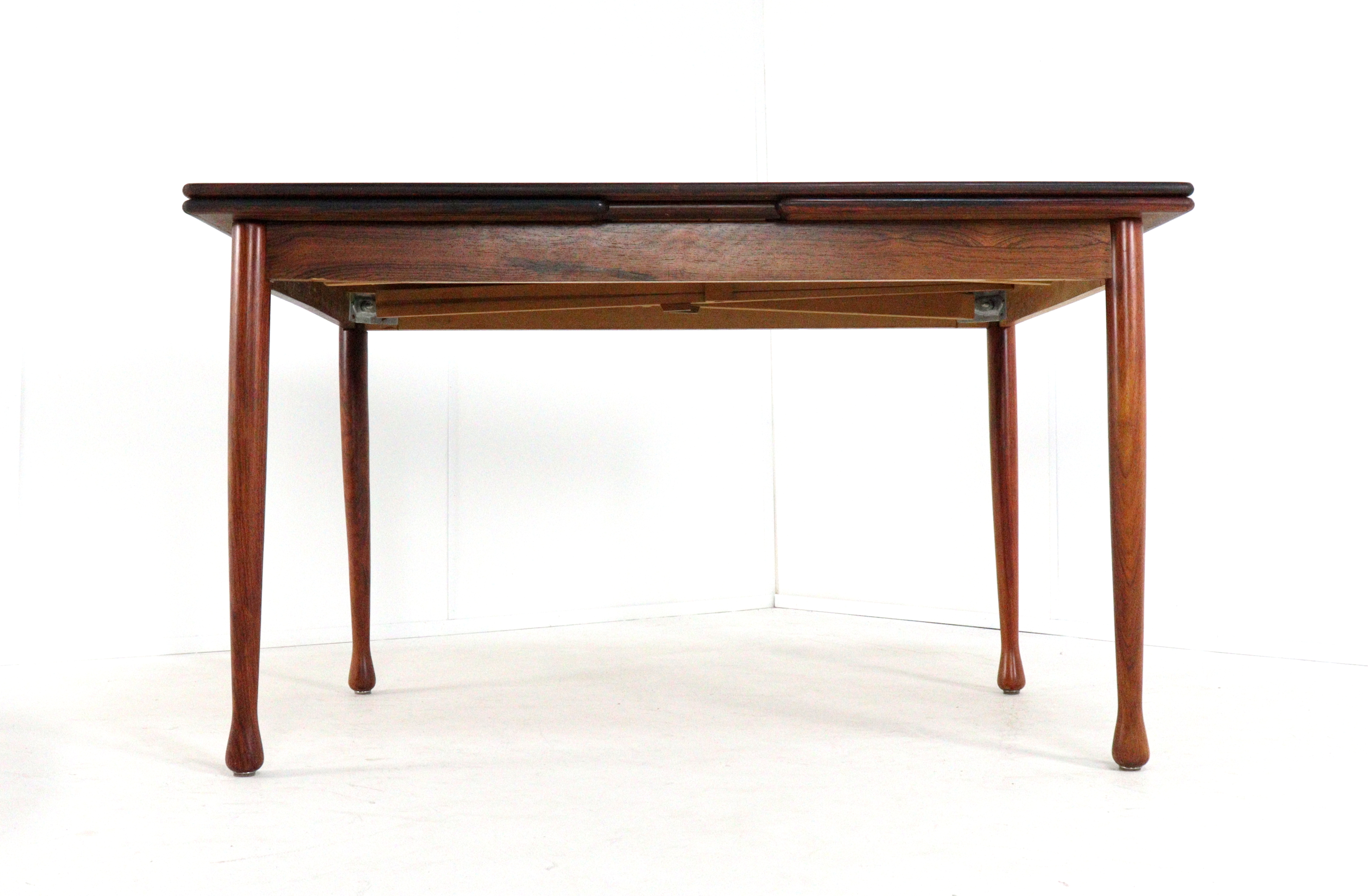 Palissander Rechthoekige Verlengbare Eettafel Vintage image 11