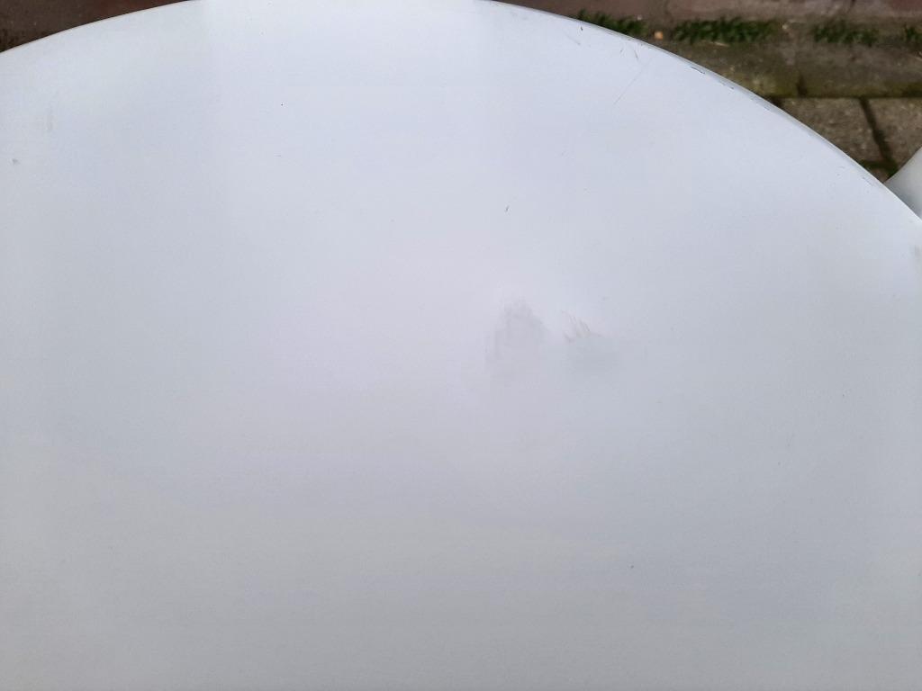 4 Tolix Style Eetkamerstoelen Vintage Design Witte Stoelen image 10