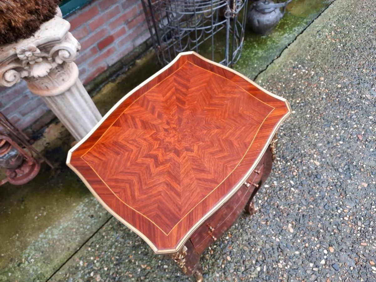 Fraai Ladekastje / Bijzettafel / Haltafel Louis Xvi Stijl. image 5