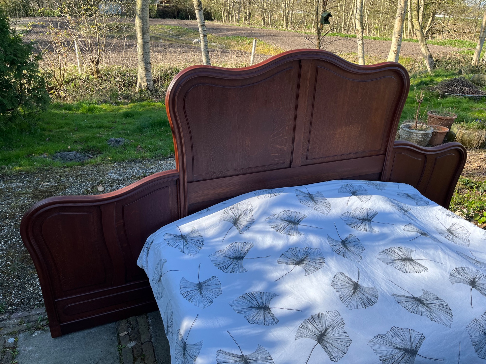 Hoofdbord, Eikenhout image 12