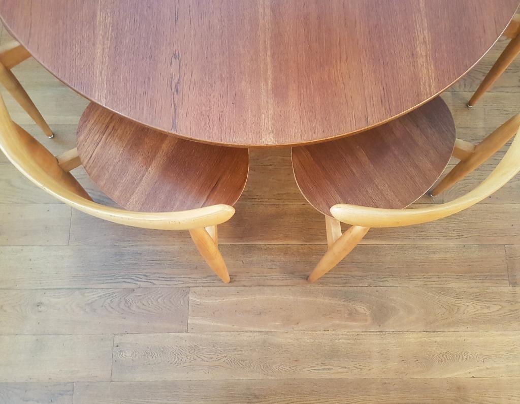 Eetkamer Set Van Hans J. Wegner Voor Fritz Hansen image 13