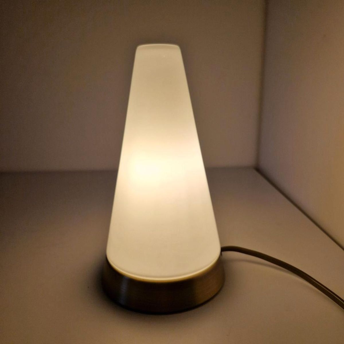 Jaren 80 Tafellamp Vintage Kegelvormige Lamp image 4