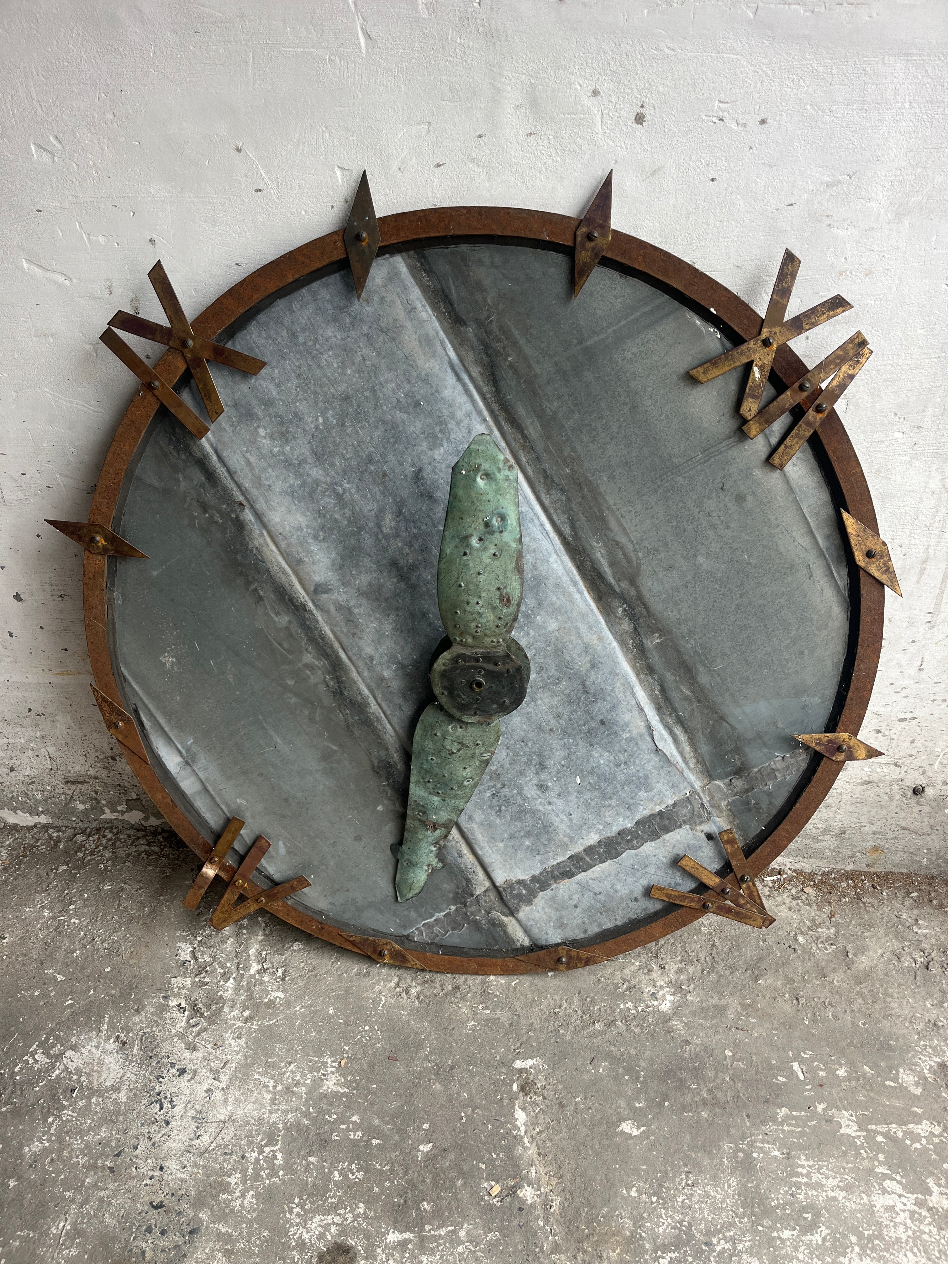 Large Industrial Clock Face (ø104cm) image 7
