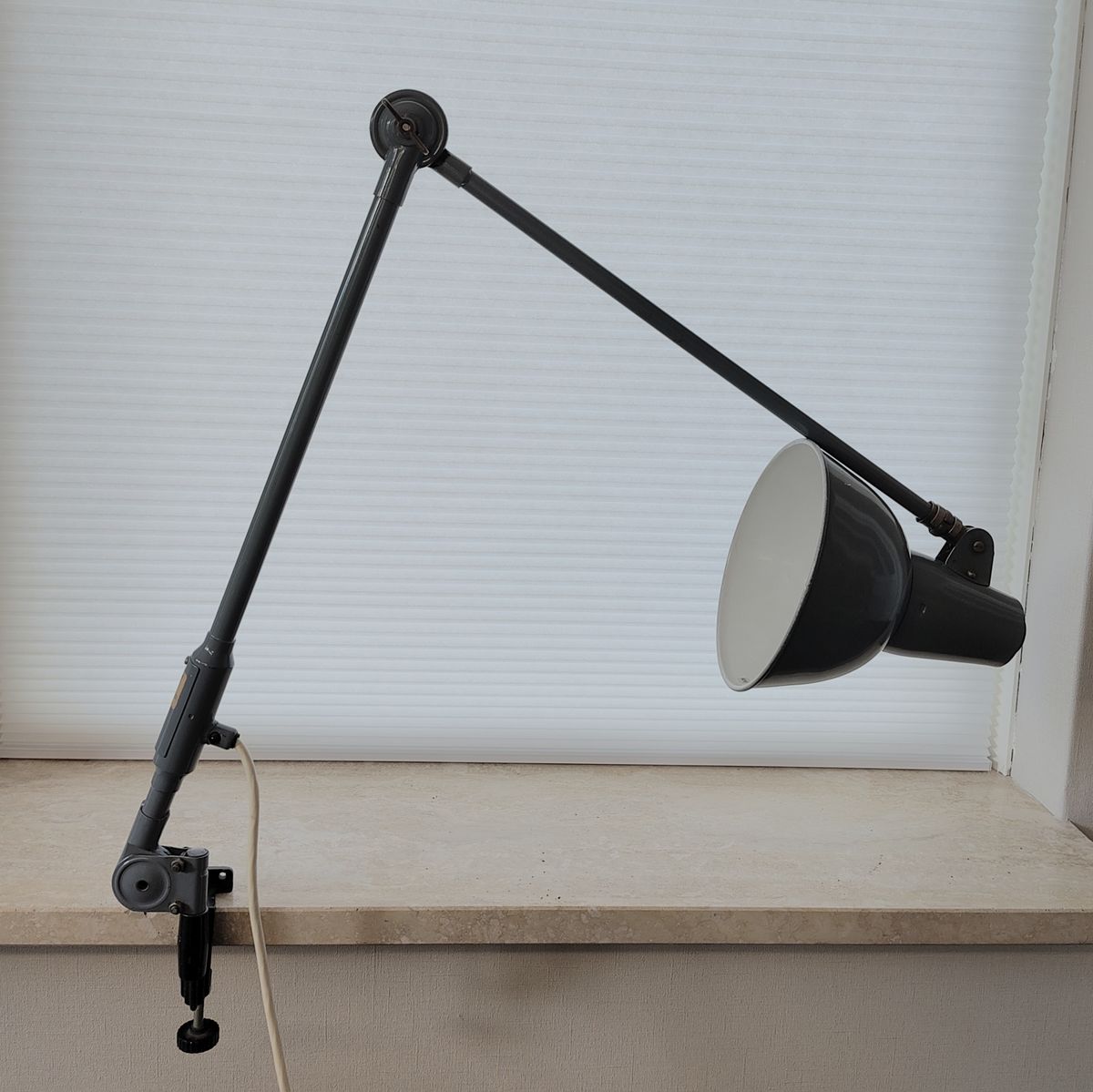 Vintage Bureaulamp Klemlamp image 3