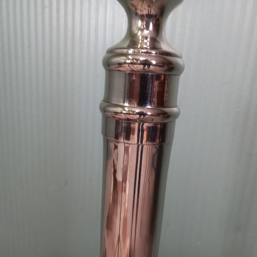 Vintage Verchroomd Staande Schemerlamp image 8