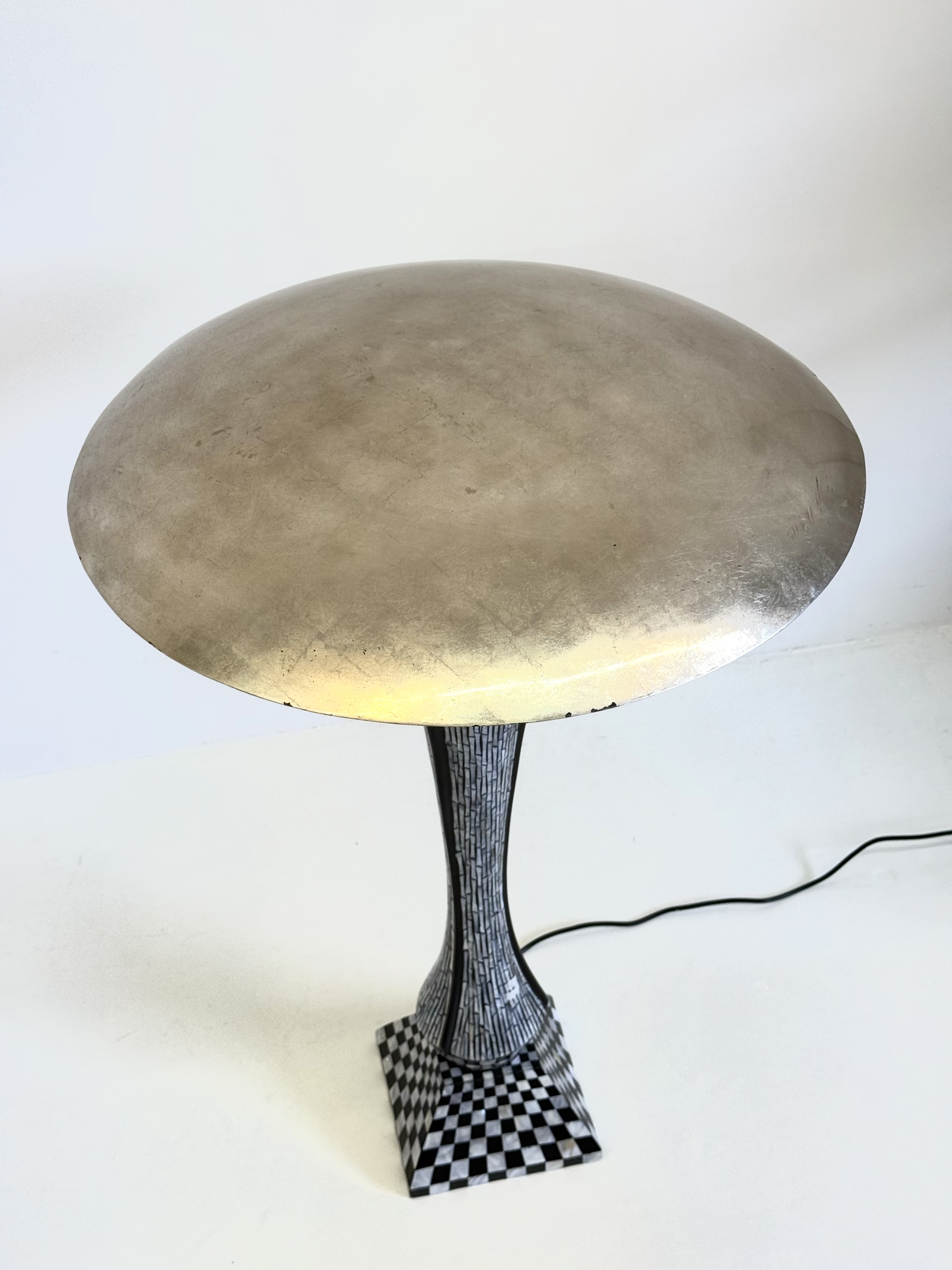 Vintage Vloerlamp Met Mozaïekpatroon In Art Deco Stijl image 6