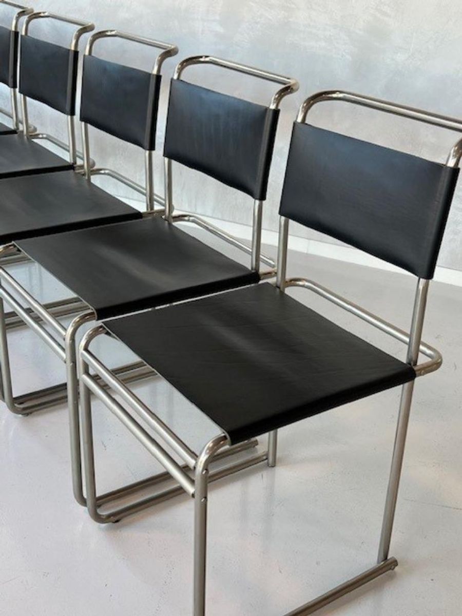 Tecta B40 Eetkamerstoelen 6x Marcel Breuer Design Bauhaus image 2