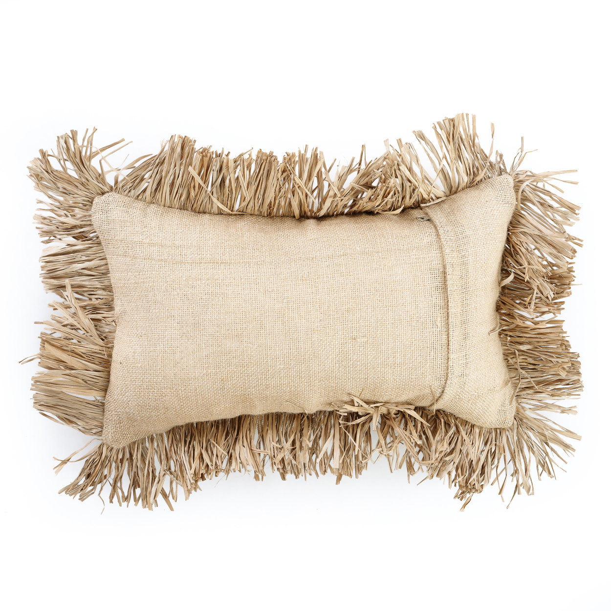 Bazar Bizar |de Jute Bonita Kussenhoes - Naturel - 30x50 image 7