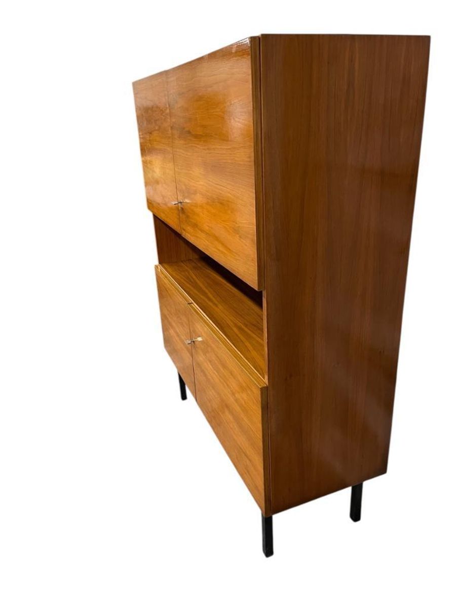 Vintage Halfhoge Kast / Leggerkast / Opbergkast image 22